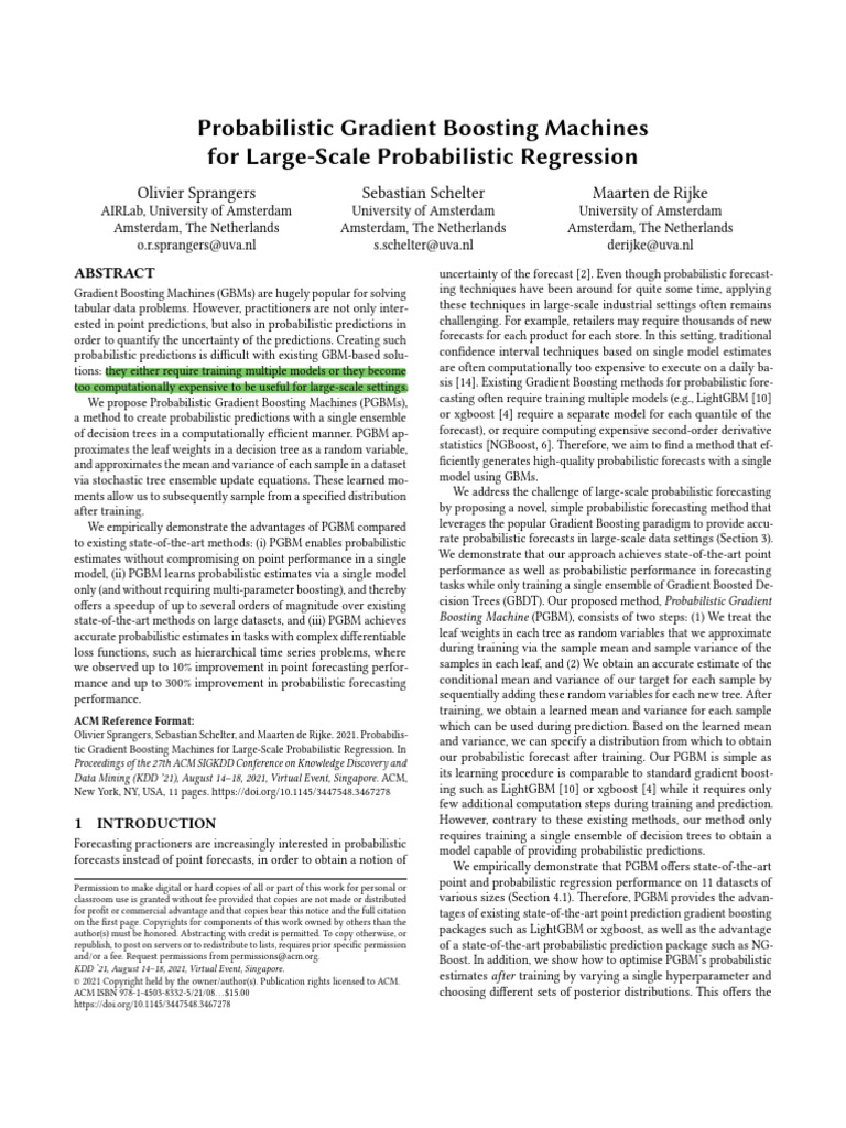 Probabilistic Gradient Boosting Machines For Large-Scale Probabilistic ...