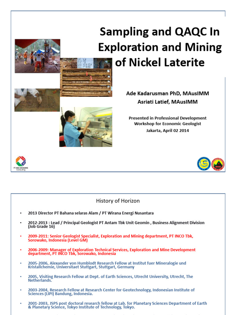 Sampling Protocol and Assay QAQC | PDF | Geochemistry | Earth Sciences