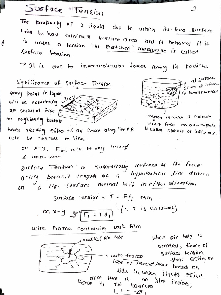 Surface Tension and Viscosity P2 p3 2024 - 241210 - 180246 | PDF