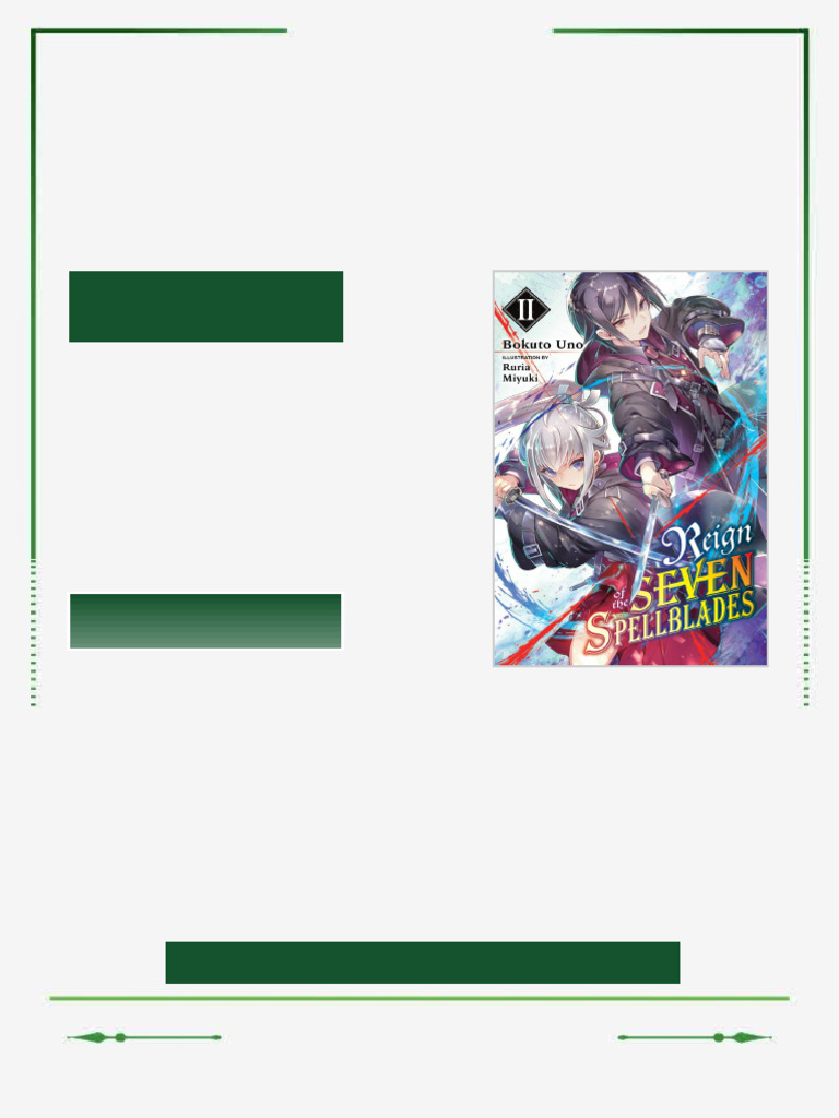 Reign of the Seven Spellblades Vol 2 Bokuto Uno Ruria Miyuki eBook ...
