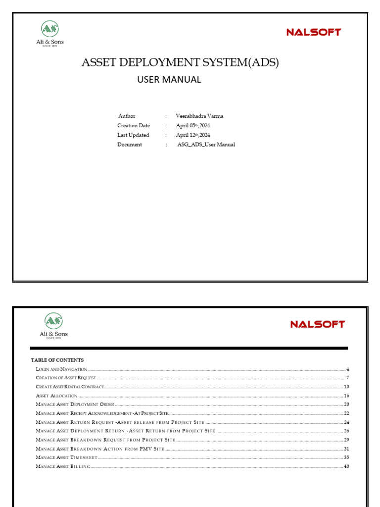 ASG ADS User Manual | PDF | Computing | Software