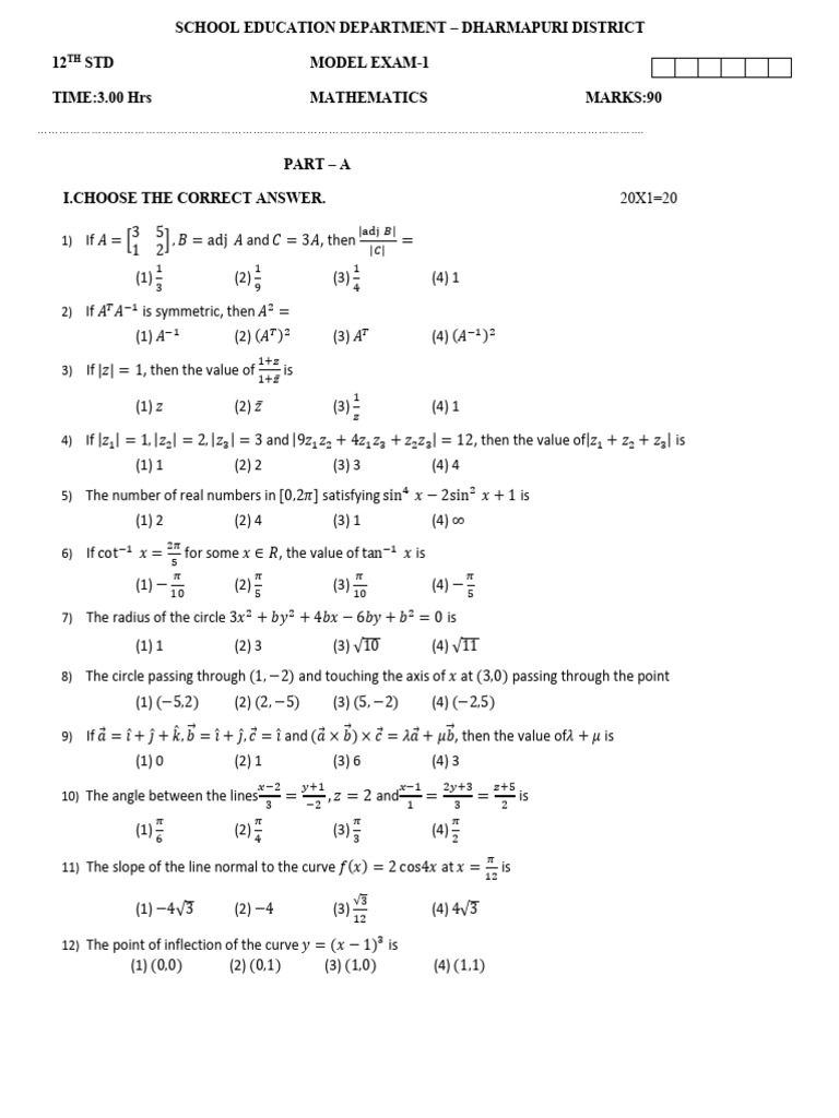 Model 1 EM pdf | PDF | Equations | Contradiction