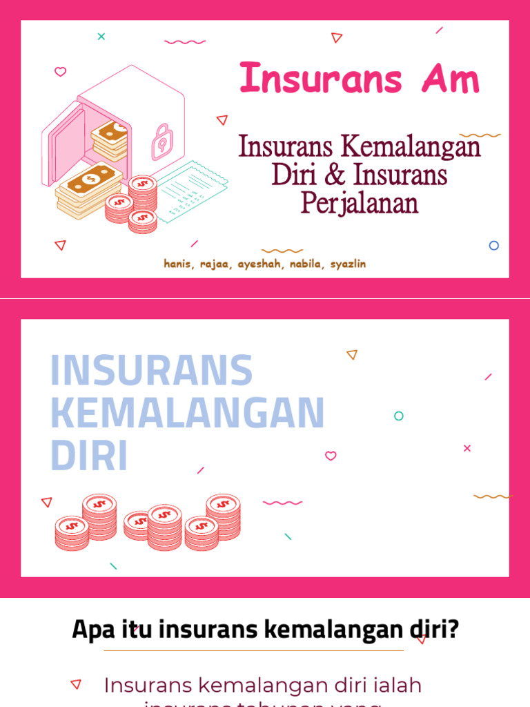 Insurans Kemalangan Diri Dan Perjalanan | PDF