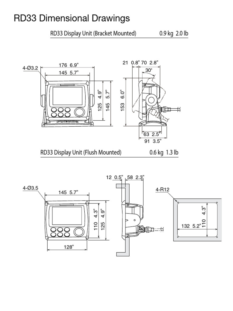 RD33 Dimensions | PDF