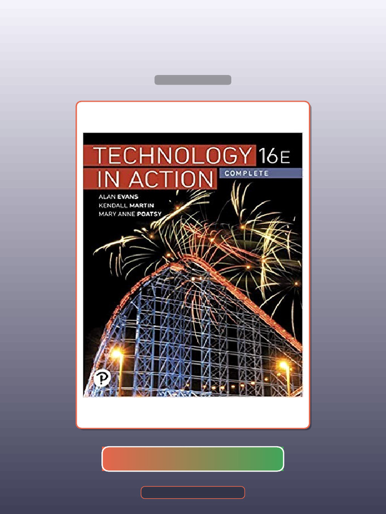 Technology in Action Complete 16th Edition by Alan Evans E-book ...