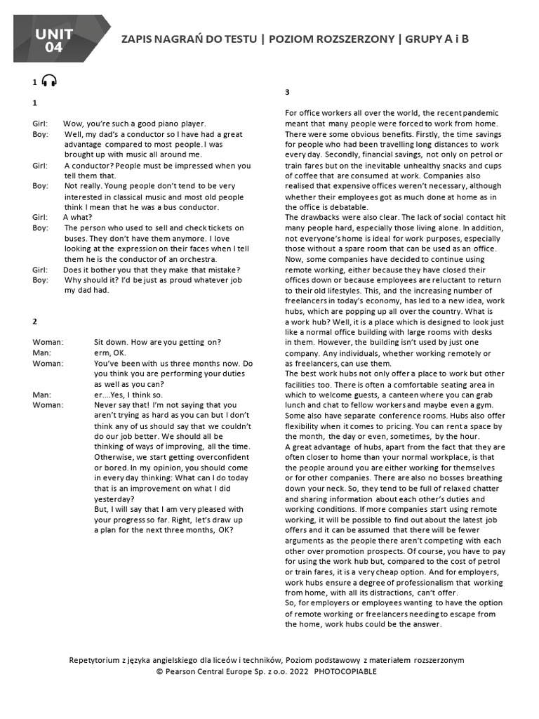RepetMat U04 Test Audioscript Rozsz A B | PDF