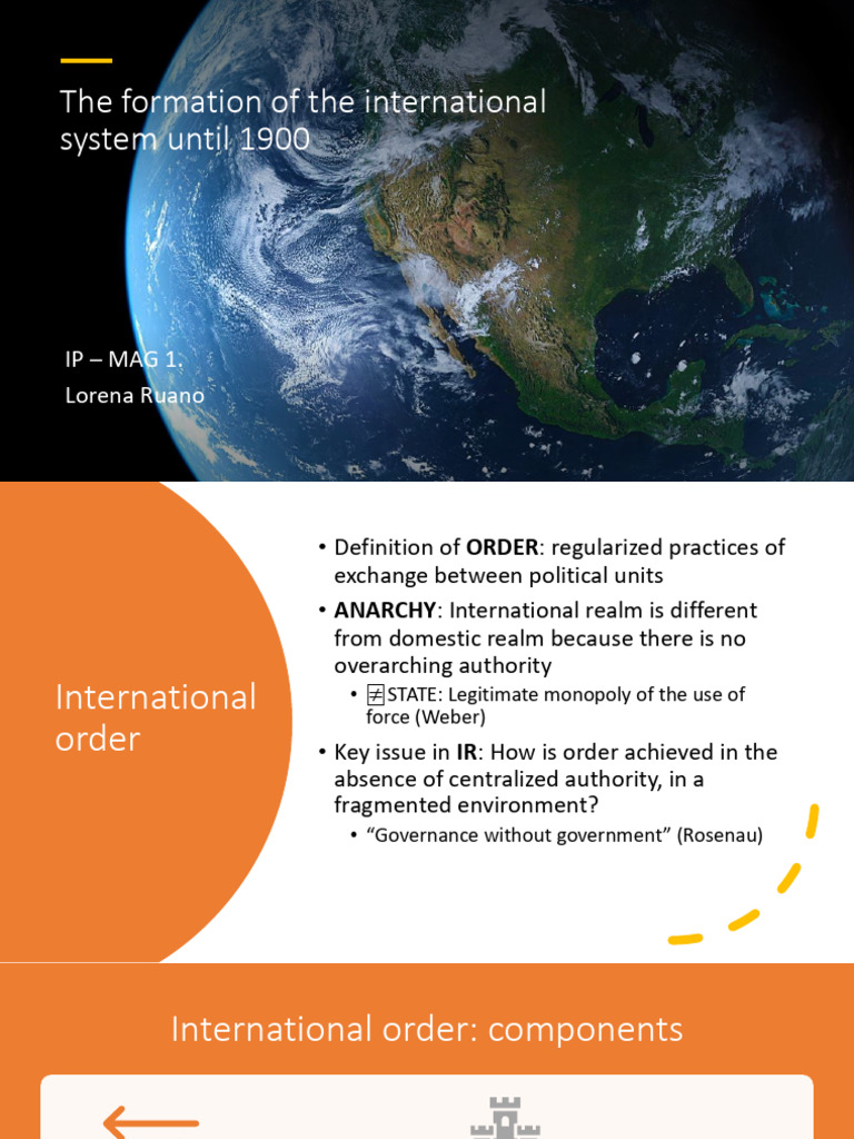 IP - MAG 1. The Formation of The International System Until 1900 | PDF ...
