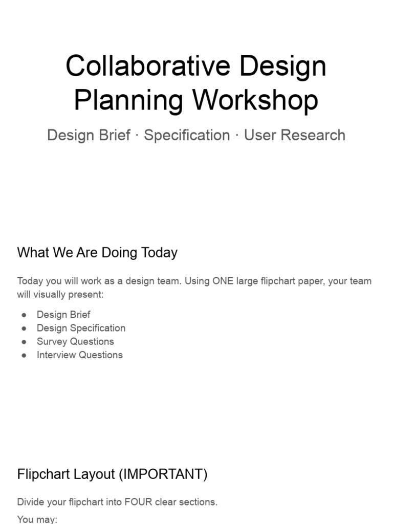 Term 2 Lesson 4 Design Planning | PDF