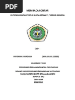 Download Kutipan Lontar Tutur Aji SaraswatiLebur Gangsa by Komang Dodik Sukadana SN98747999 doc pdf