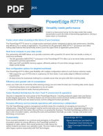 Poweredge r6715 Spec Sheet | PDF | Data Center | Central Processing Unit