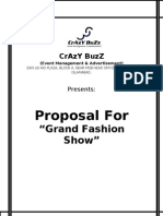 Project: Proposal (Crazy Buzz) MBA