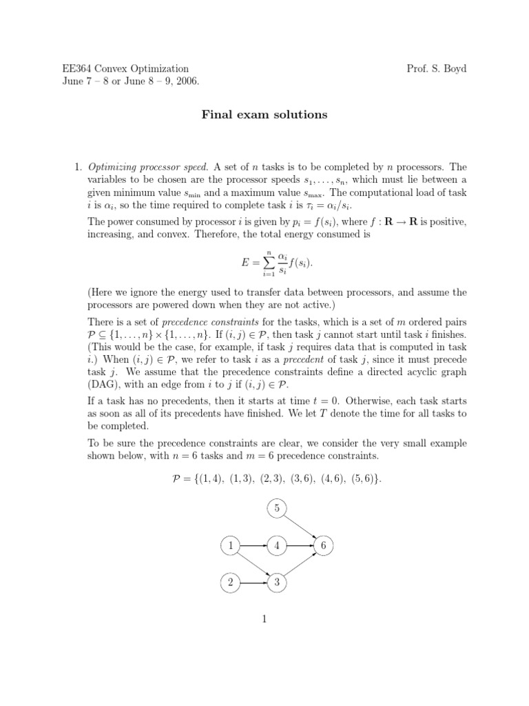 Final Sol 06 | PDF | Mathematical Optimization | Matrix (Mathematics)