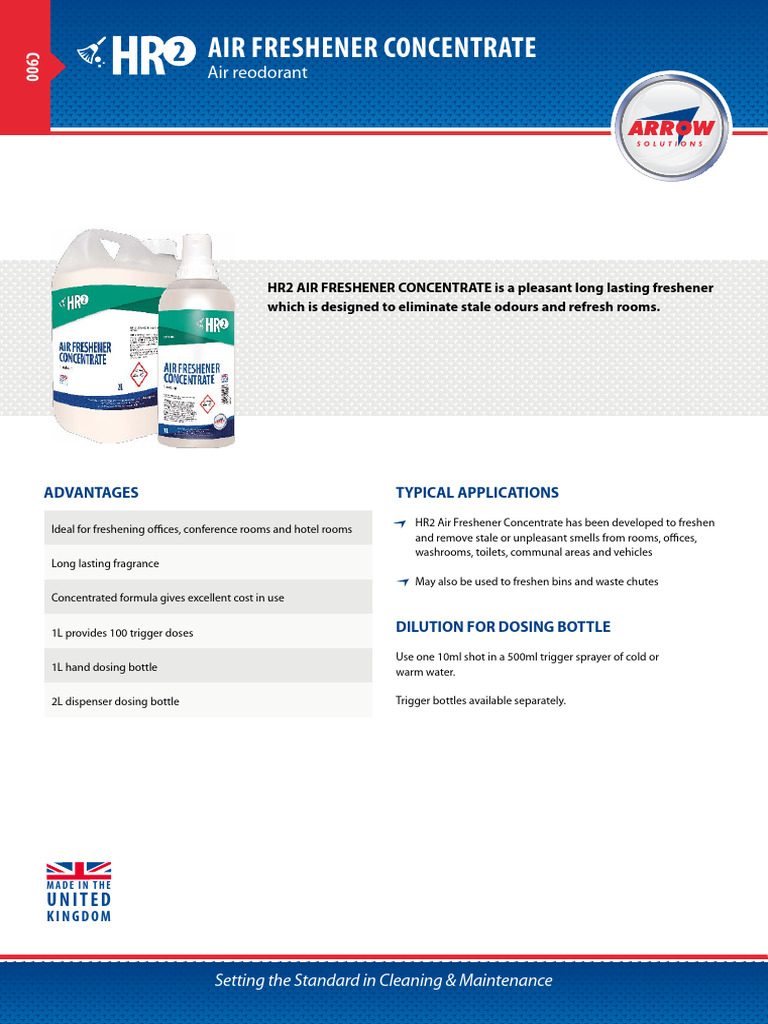 HR2 Air Freshener Concentrate v3 | PDF