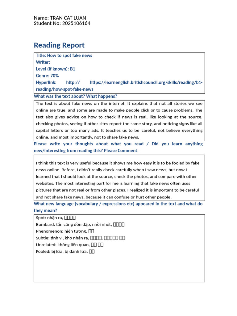 Reading Report 6 | PDF