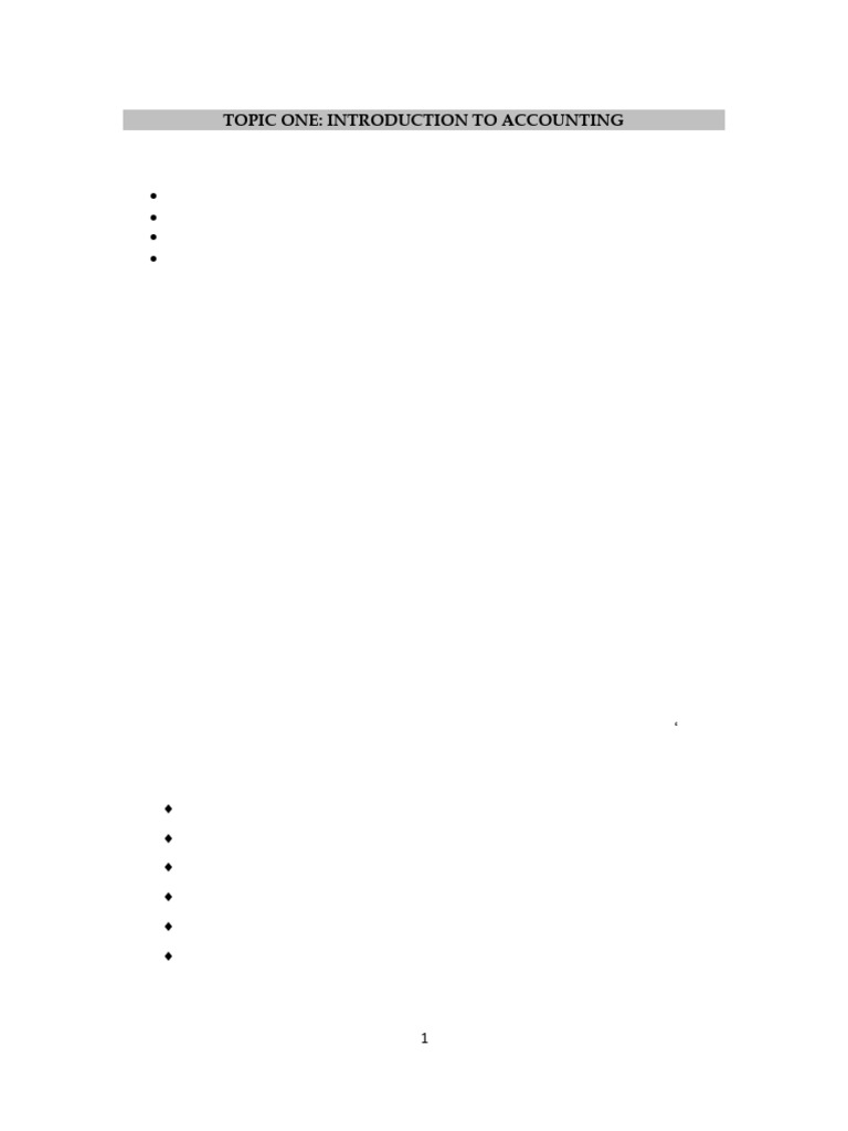 Foundation of Accounting | PDF | Debits And Credits | Balance Sheet