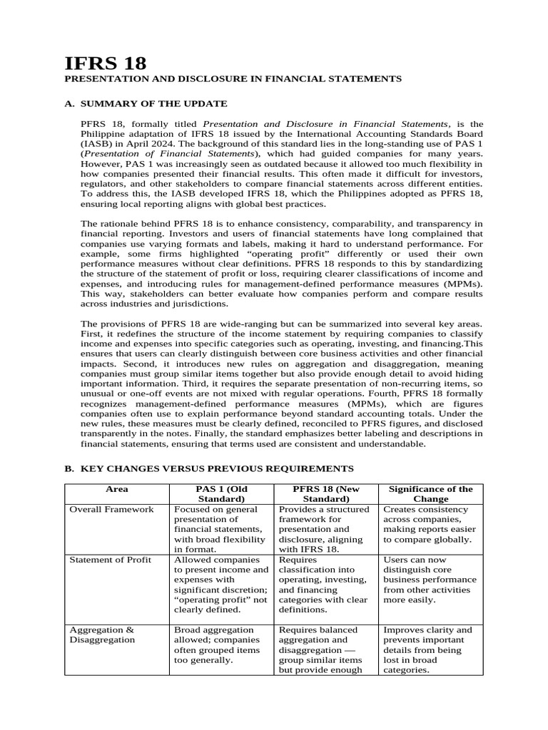 UPDATES | PDF | International Financial Reporting Standards | Audit