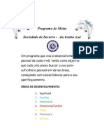 Programa de Metas Da Sociedade de Socorro