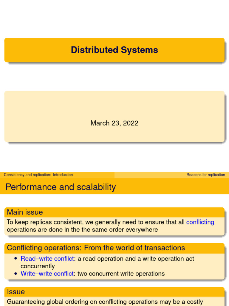 Slides 07 | PDF | Replication (Computing) | Cache (Computing)