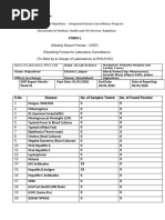 IDSP Weekly Reporting Forms Overview | PDF | Animal Virology | Medical ...