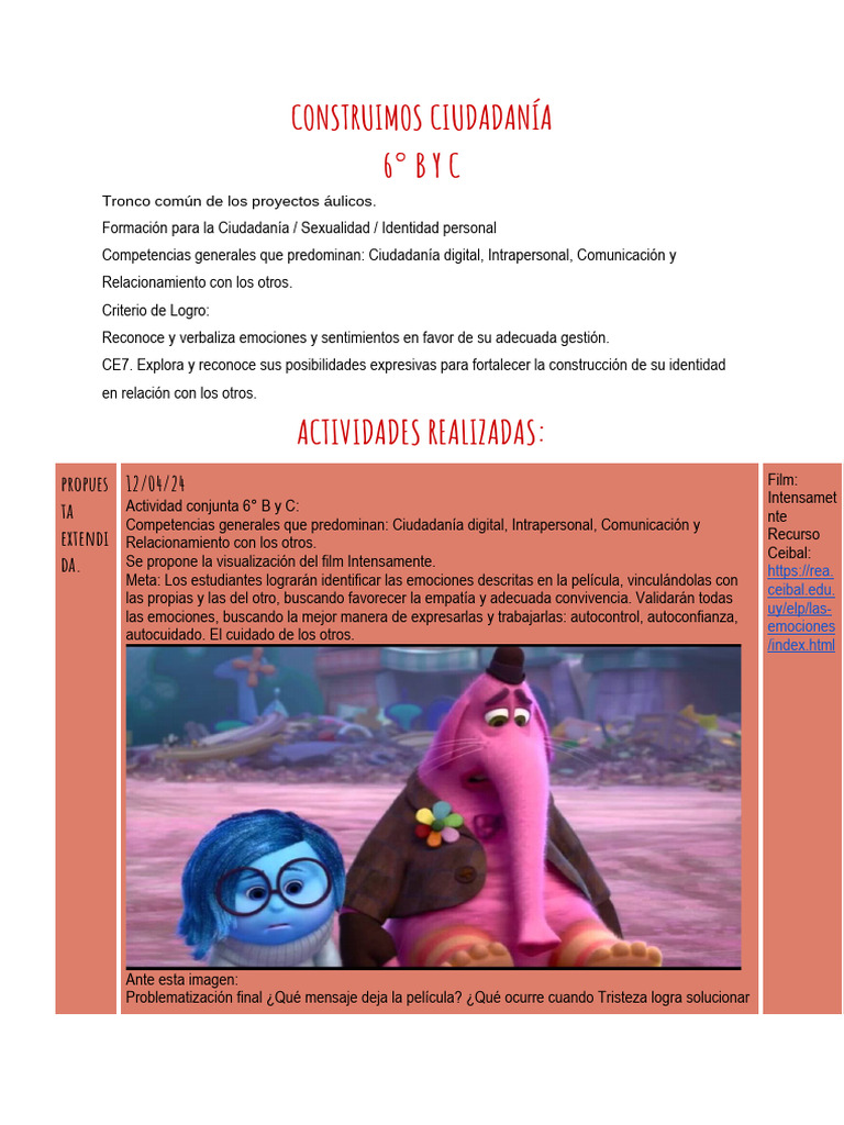 Emociones y Convivencia | PDF | La sexualidad humana | Las emociones