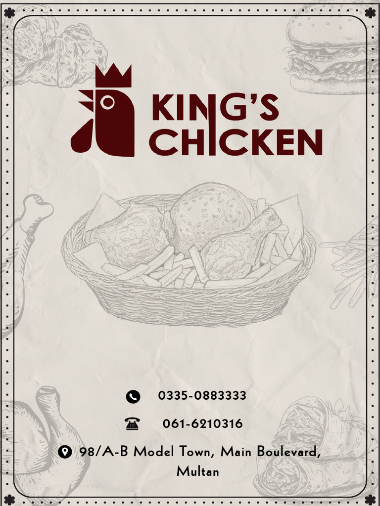 King's Menu | PDF
