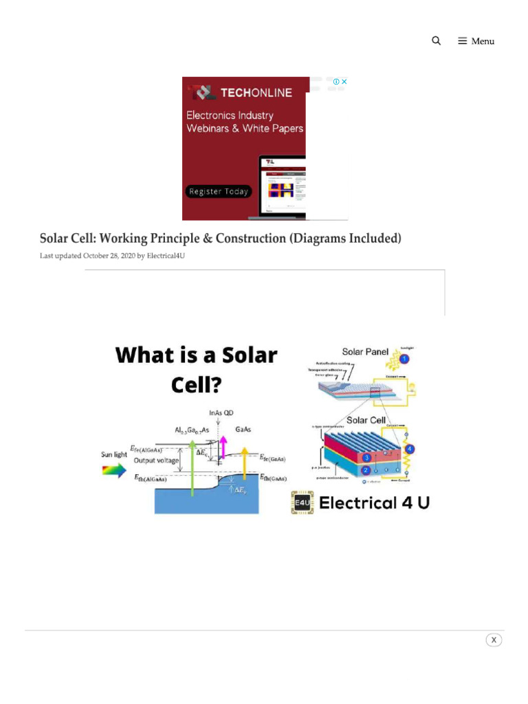 Solar Cell | PDF