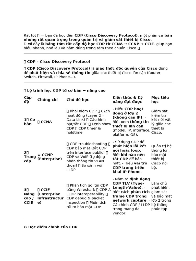 CDP | PDF
