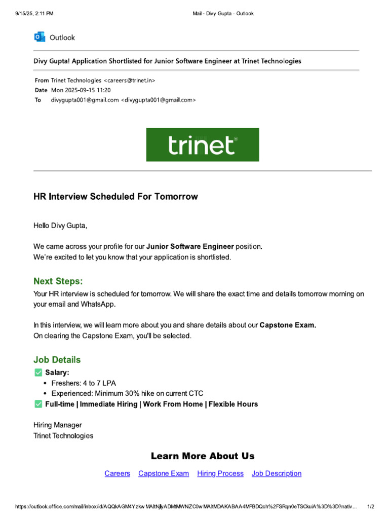 Trinet | PDF