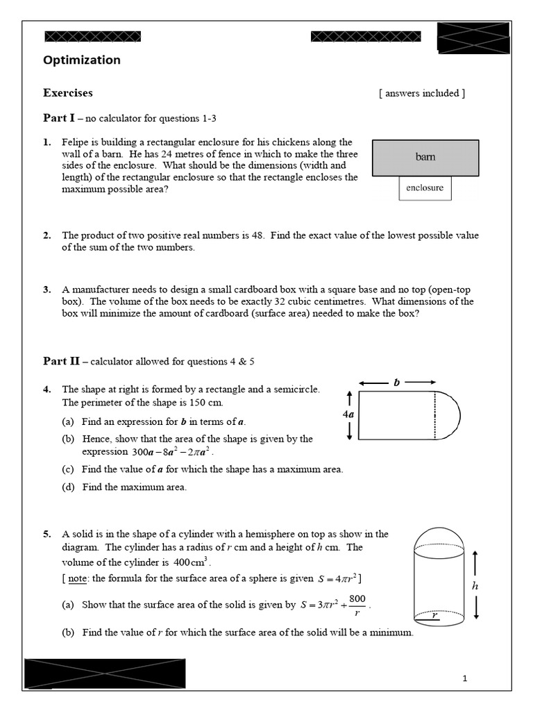 Optimization Problems | PDF