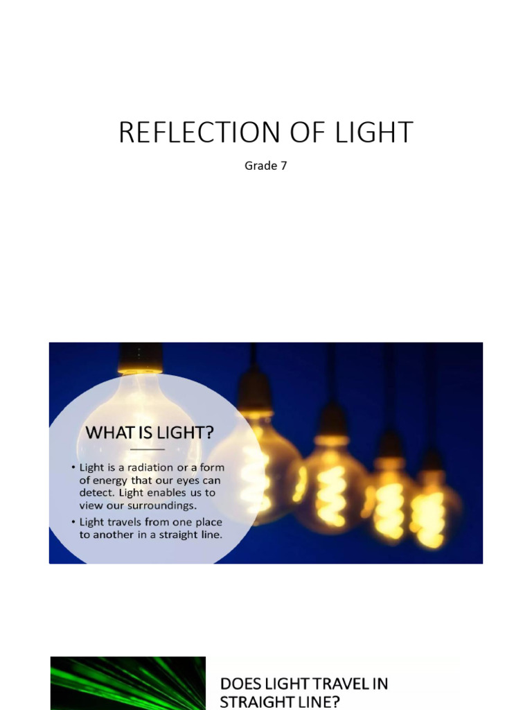 Reflection of Light | PDF