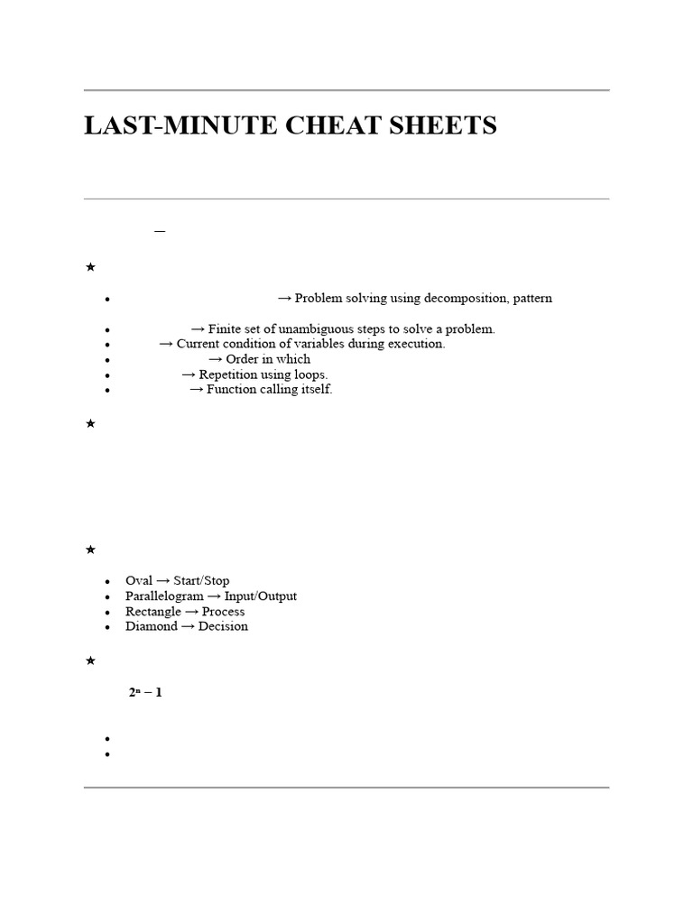 Revision Notes of C - Important | PDF | Pointer (Computer Programming ...
