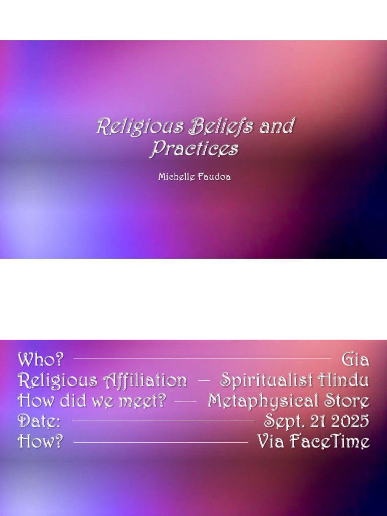 ASB Interview Presentation PowerPoint | PDF | Amulet | Faith