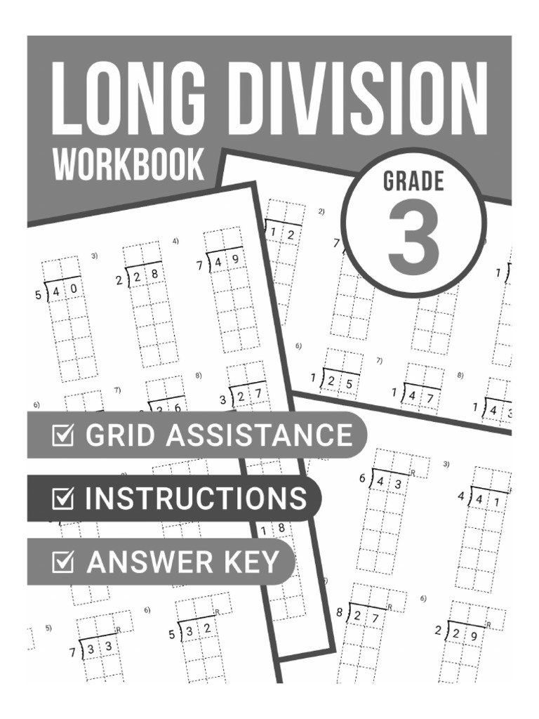 01 - Long Division Workbook Grade 3 - SAMPLE | PDF