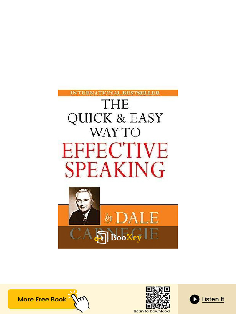 The Quick and Easy Way To Effective Speaking PDF | PDF | Public ...