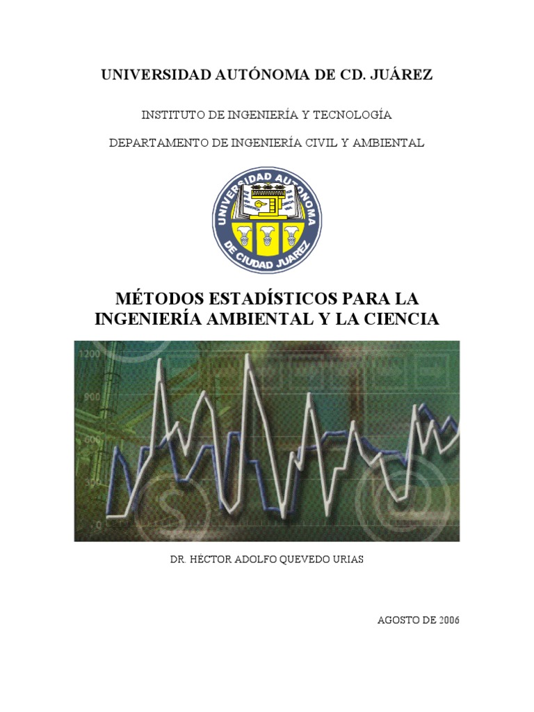 Estadistica Aplicada A La Ingenieria Ambiental PDF Análisis de variación Distribución normal