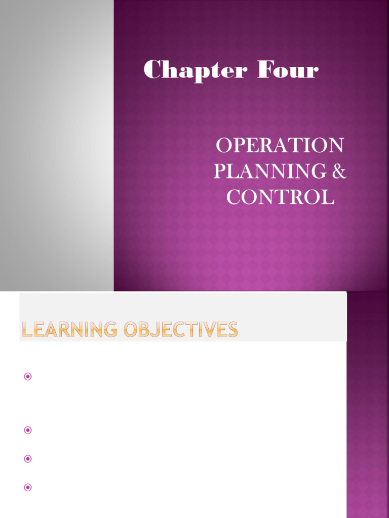 OM Chapter Four | PDF | Inventory | Demand