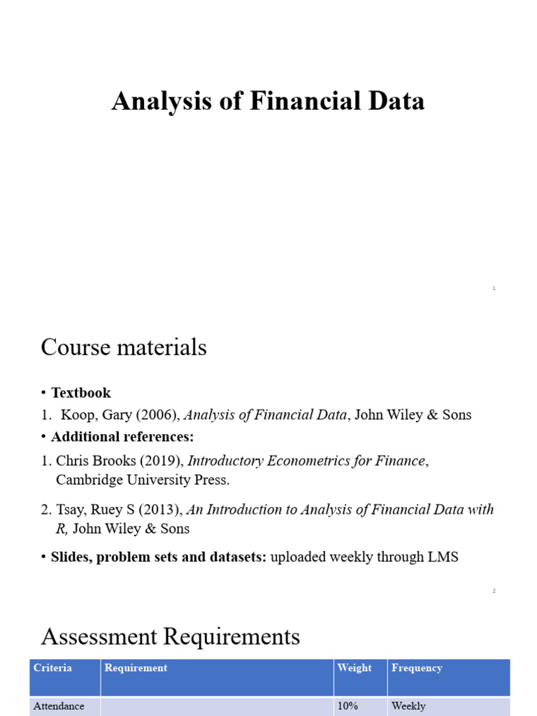 Chapter 1 - Basic Data Handling | PDF | Index (Economics) | Time Series