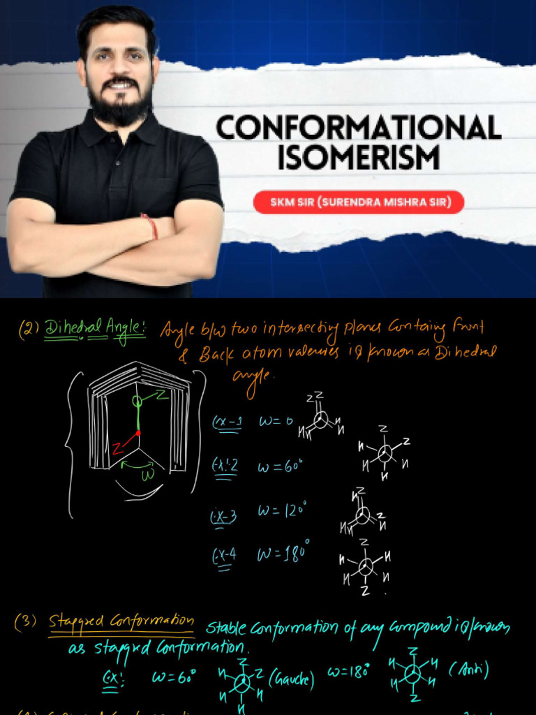 Conformational Isomerism - L-03 (Class Notes) - Calculation of Stable ...