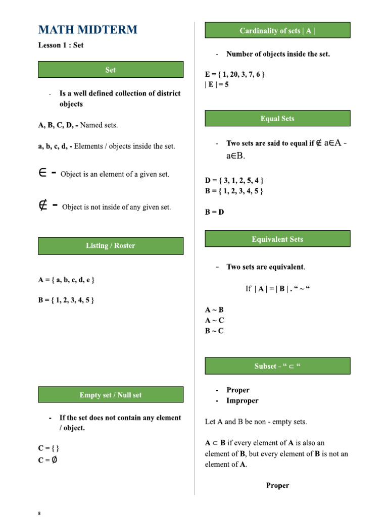 Math Midterms | PDF