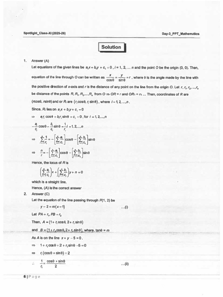 Maths Day3 PPT Sol | PDF