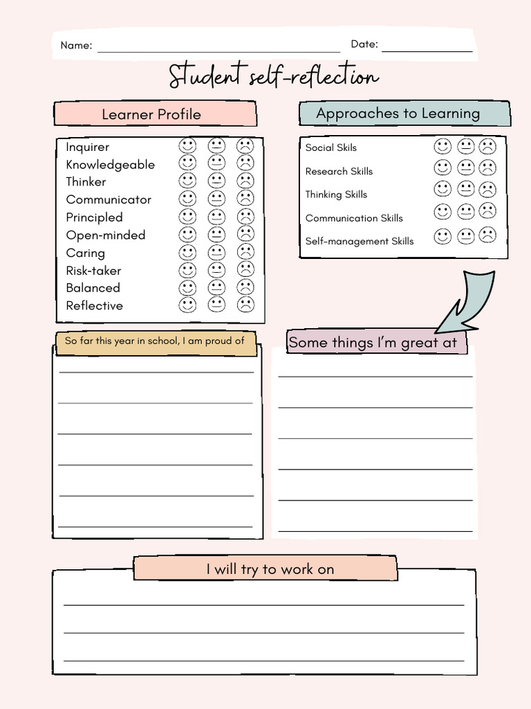Student Self Reflection | PDF