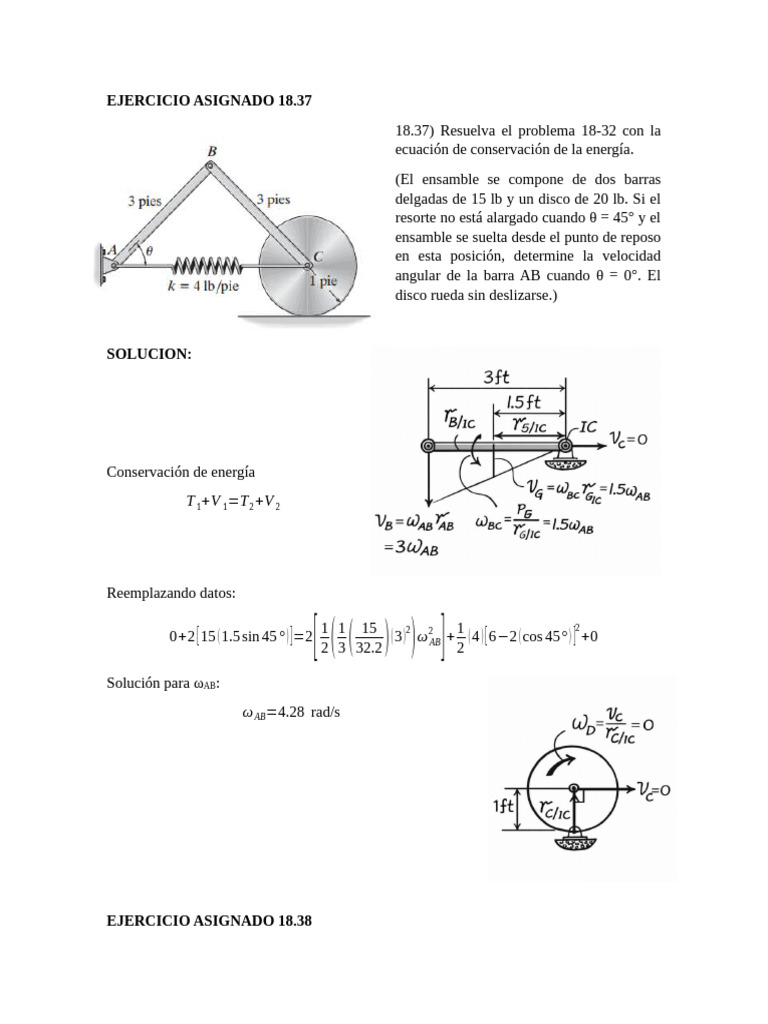 Ejercicio Asignado 18.37 | PDF