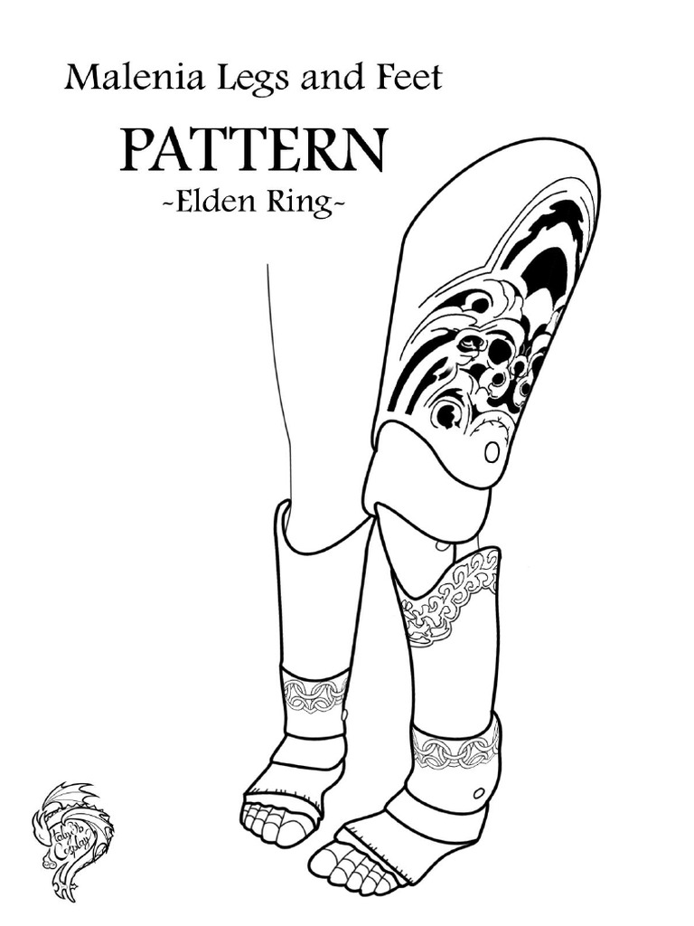 Malenia Legs and Feet Patterns | PDF