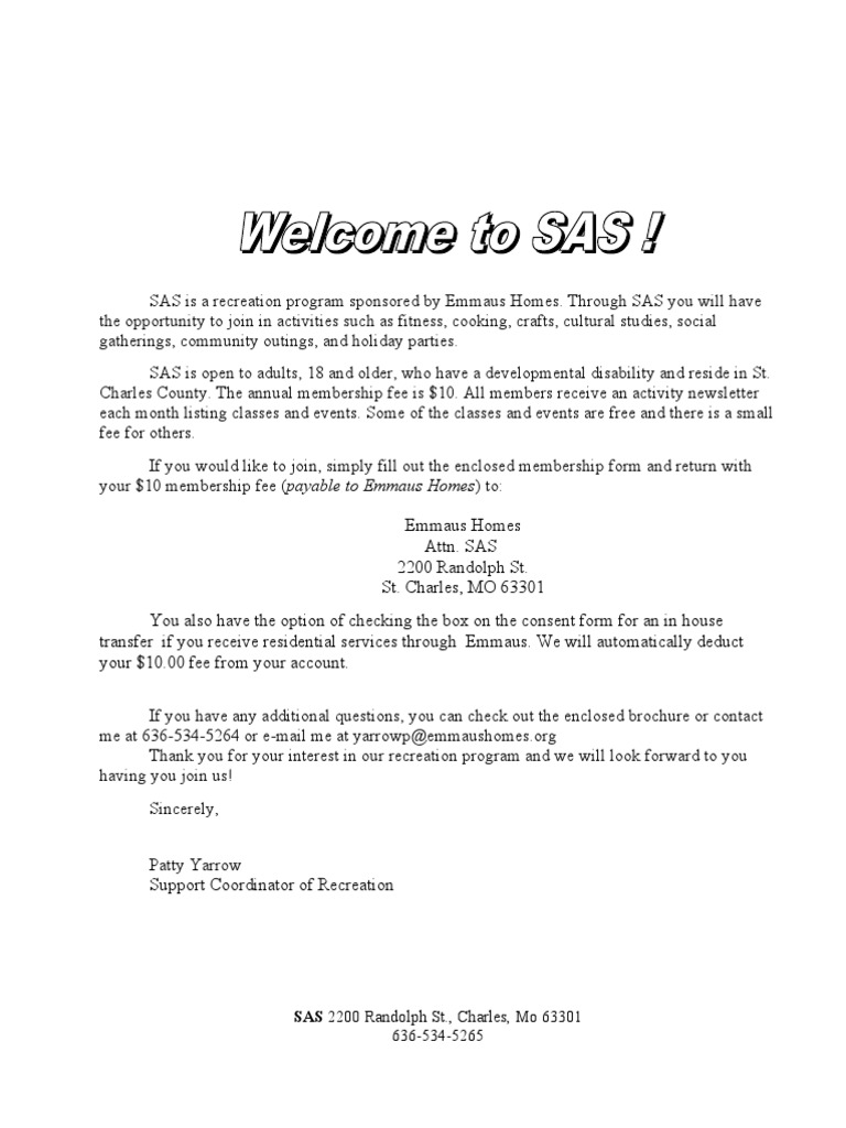 Membership Packet | PDF | Wellness | Medical