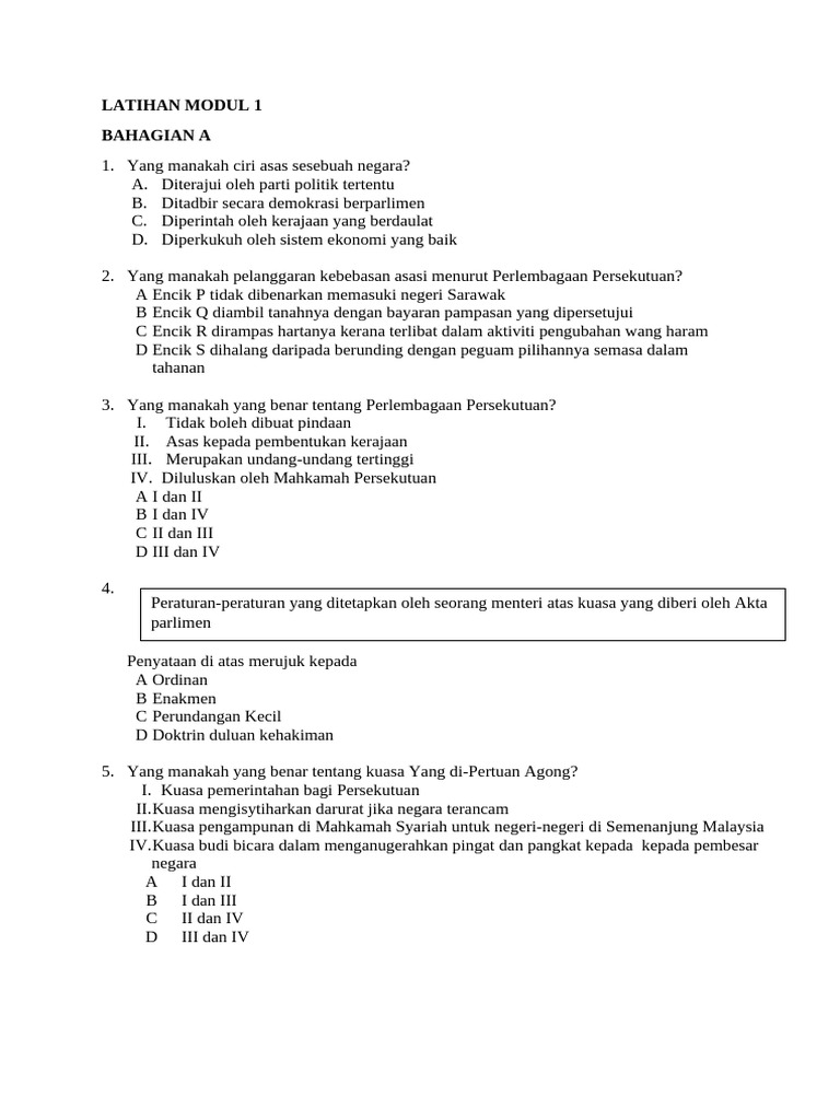 Modul Set 1 | PDF