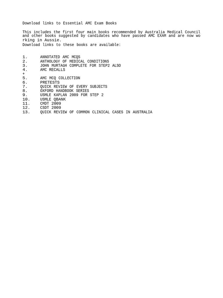 Amc Exam | PDF