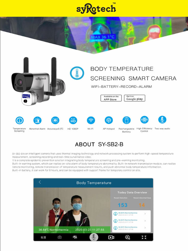 Body Temp Screening Smart Camera | PDF