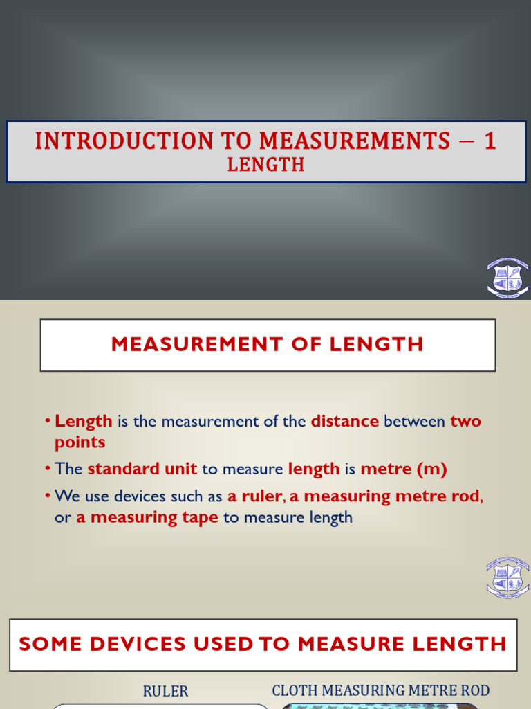 Class 4 Math Msrmnts L 01112022 | PDF | Length | Measurement