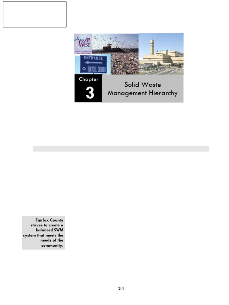 SWM 2 Hierarchy | PDF | Waste Management | Waste