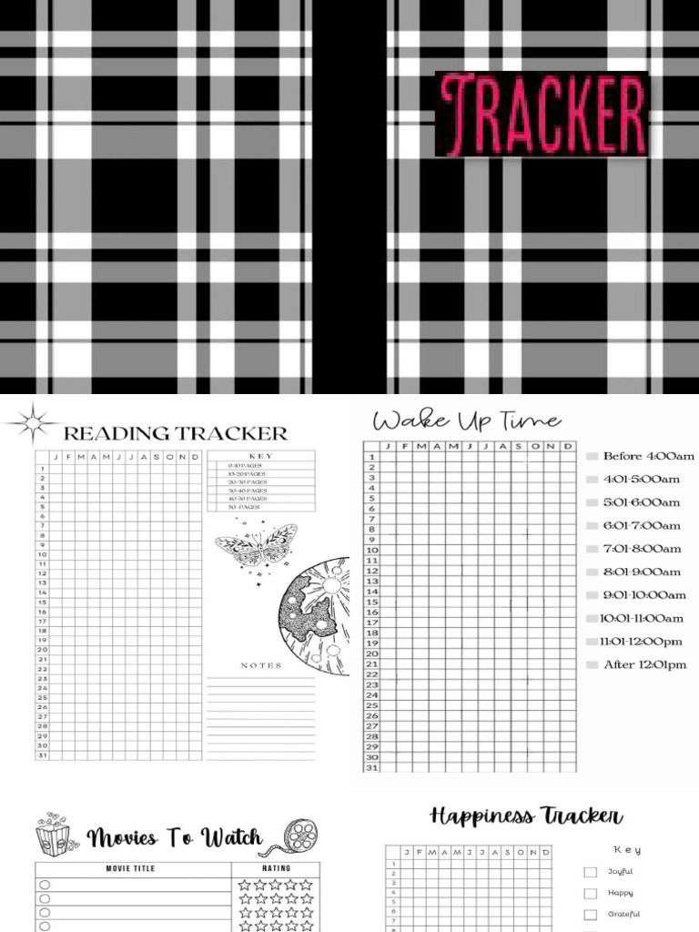 Tracker - Printable | PDF